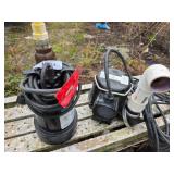 Two Utility Pumps with Attached Cables