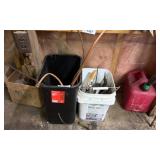 Tools, Copper, and Red Gas Can