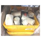 PVC Pipe Fittings in Storage Bins
