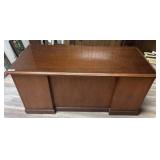 Kimball Executive Desk with Brass Pulls