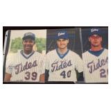 Norfolk Tides Signed Baseball Photos