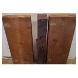 Three Reclaimed Wood Planks