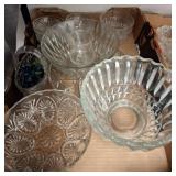 Pressed Glass Bowls and Marbles