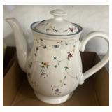 Epoch Floral Porcelain Teapot with Lid