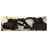 Black Tactical Vest Assemblies