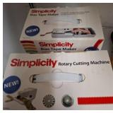 Simplicity Bias Tape Maker and Rotary Cutting Mach