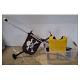 Boating Accessories with Life Vest & Flag
