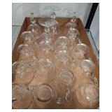 Clear Glass Stemware Goblets