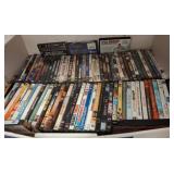Bulk Lot of Assorted DVDs in Box