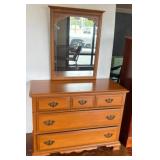 Bassett Furniture Dresser with Mirror