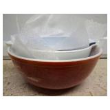 Mixing Bowls with One Decorated