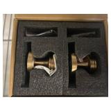 Delta Lahara Brass Door Hardware Set