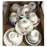 China Teacups and Saucers Collection