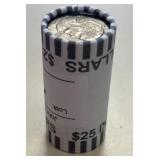 Unsearched $25 Roll of U.S. Quarters