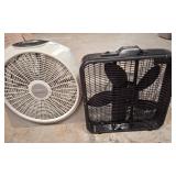 Two Box Fans, Lasko and Air King