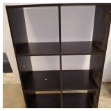 Black 6-Cube Storage Unit