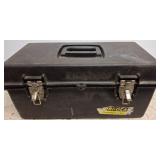 Plastic Tool Box with Assorted Contents