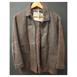 Brown Fiorenza Genuine Leather Jacket