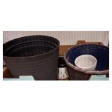 Plastic and Ceramic Planters