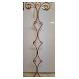 Wrought Iron Scrollwork Wall plate Rack
