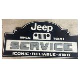 Jeep Service 1941 Tin Wall Sign