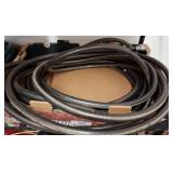 Coiled Rubber and Braided Garden Hose