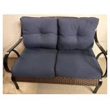 La-Z-Boy Wicker-Style Loveseat with Cushion Set