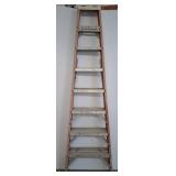 Werner 8-Foot Fiberglass Step Ladder, 300 lbs.