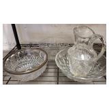 Pressed Glass Household Items