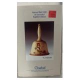 Goebel Porcelain Annual Bell 1985, Eighth Edition