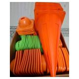 Orange and Green Sports Training Cones