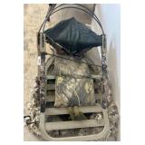 Camouflage Hunting Tree Stand with Safety Harness