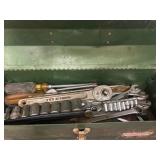 Two Metal Toolboxes with Assorted Hand Tools