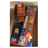 Toy Cars and Coca-Cola Tin Truck