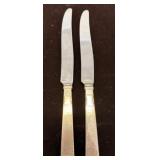 Newbury Sterling Handle Knives, Pair