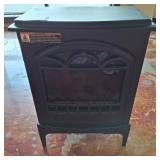 Black Free-Standing Electric Fireplace Heater