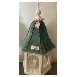 Wood and Copper-Accented Decorative Birdhouse