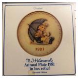 Goebel 1981 M.J. Hummel Annual Plate