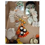 Figurines, Glassware, and Decorative Items