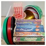 Disney VHS Tapes & Popcorn Accessories