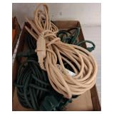 Extension Cords, Green and Beige