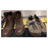 Two Pairs of Footwear and Tool Set
