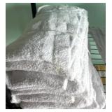 Stack of White Terry Cloth Towels