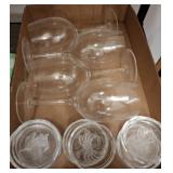 Coastersï¿½ and wine glasses by Country Coach
