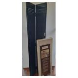 Black Louvered Doors and Ventilated Shelf Kit