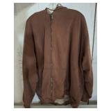 Brown Columbia Fleece-Lined Hoodie