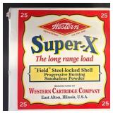 Western Super-X Shotgun Shell Box, 12 Gauge