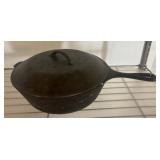 Cast Iron Covered Skillet, 10in
