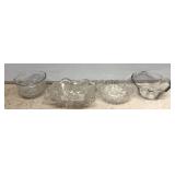 Clear Pressed Glass Bowls
