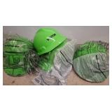 Green Visitor Safety Hard Hats